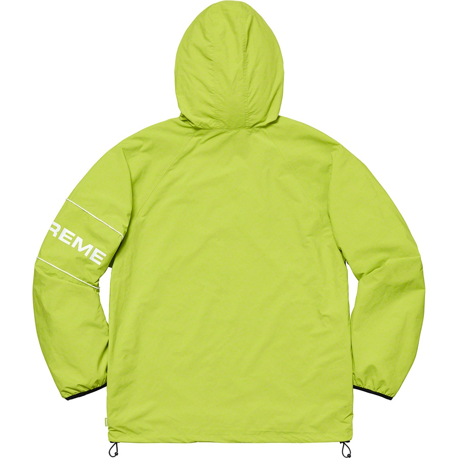 Supreme Nylon Ripstop Hooded Pullover (SS19) - Lime