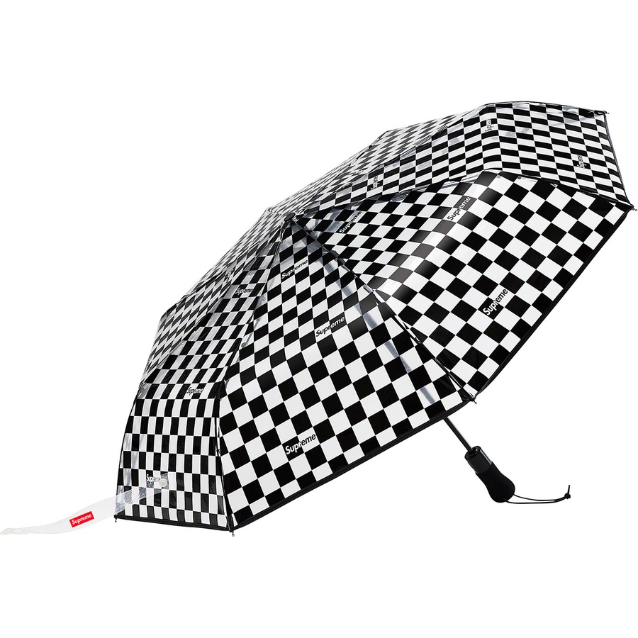 Supreme Supreme ShedRain Transparent Checkerboard Umbrella (SS20) - Black