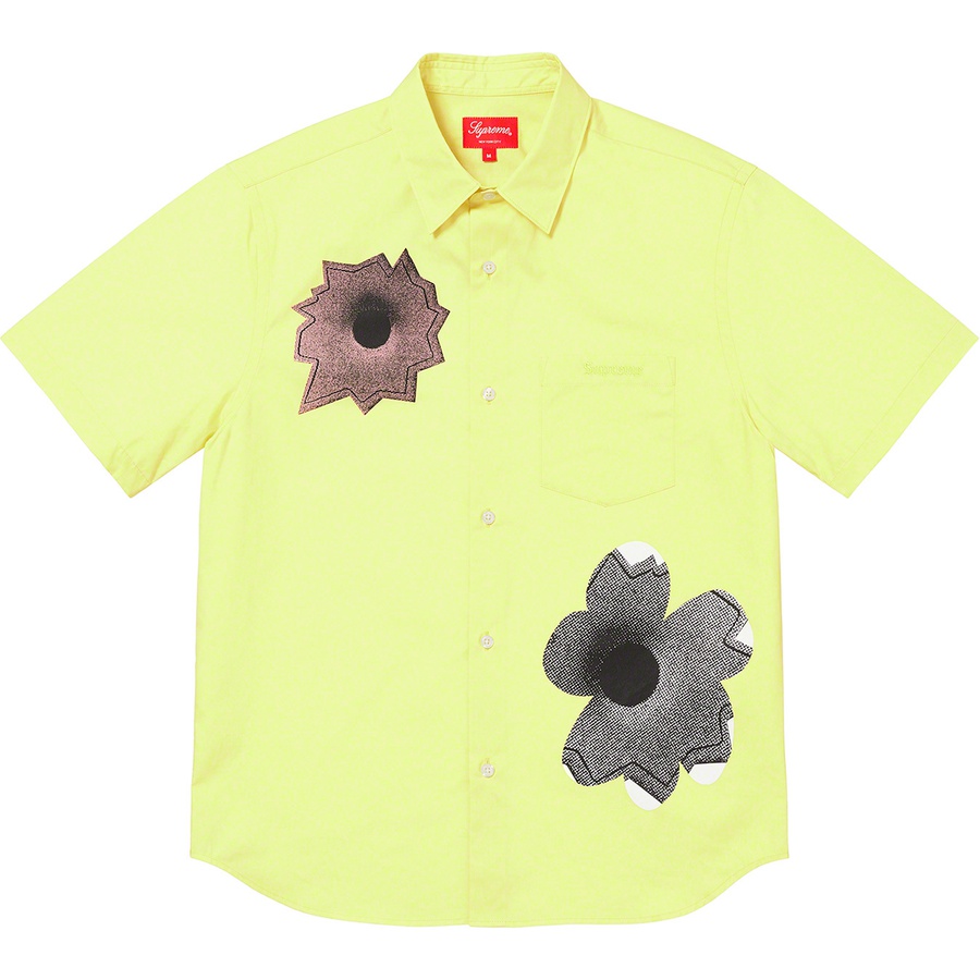 Supreme Nate Lowman S S Shirt (SS22) - Pale Yellow