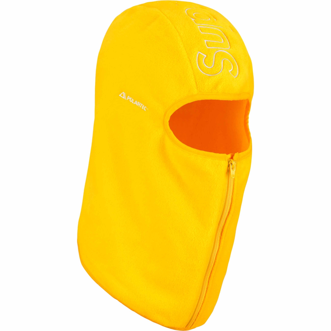 Supreme Polartec Zip Balaclava (FW23) - Yellow