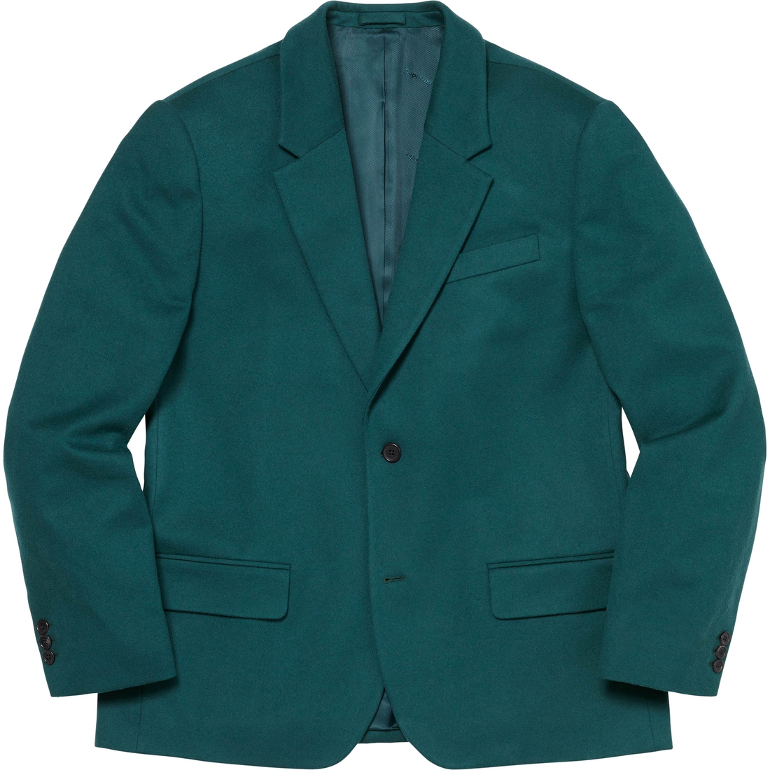 Supreme Brushed Wool Suit (FW24) - Teal