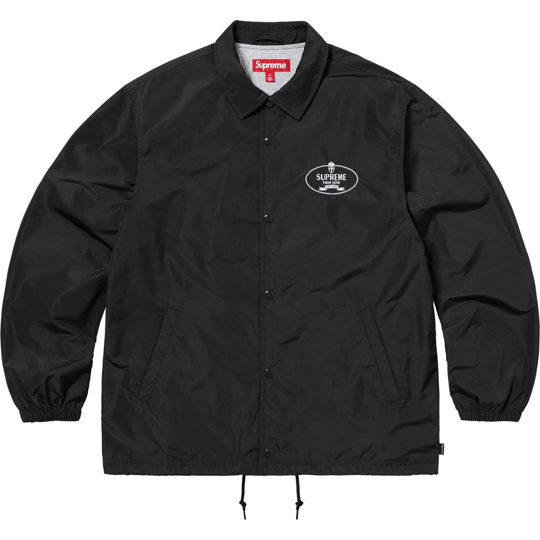 Supreme Crest Coaches Jacket (FW24) - Black