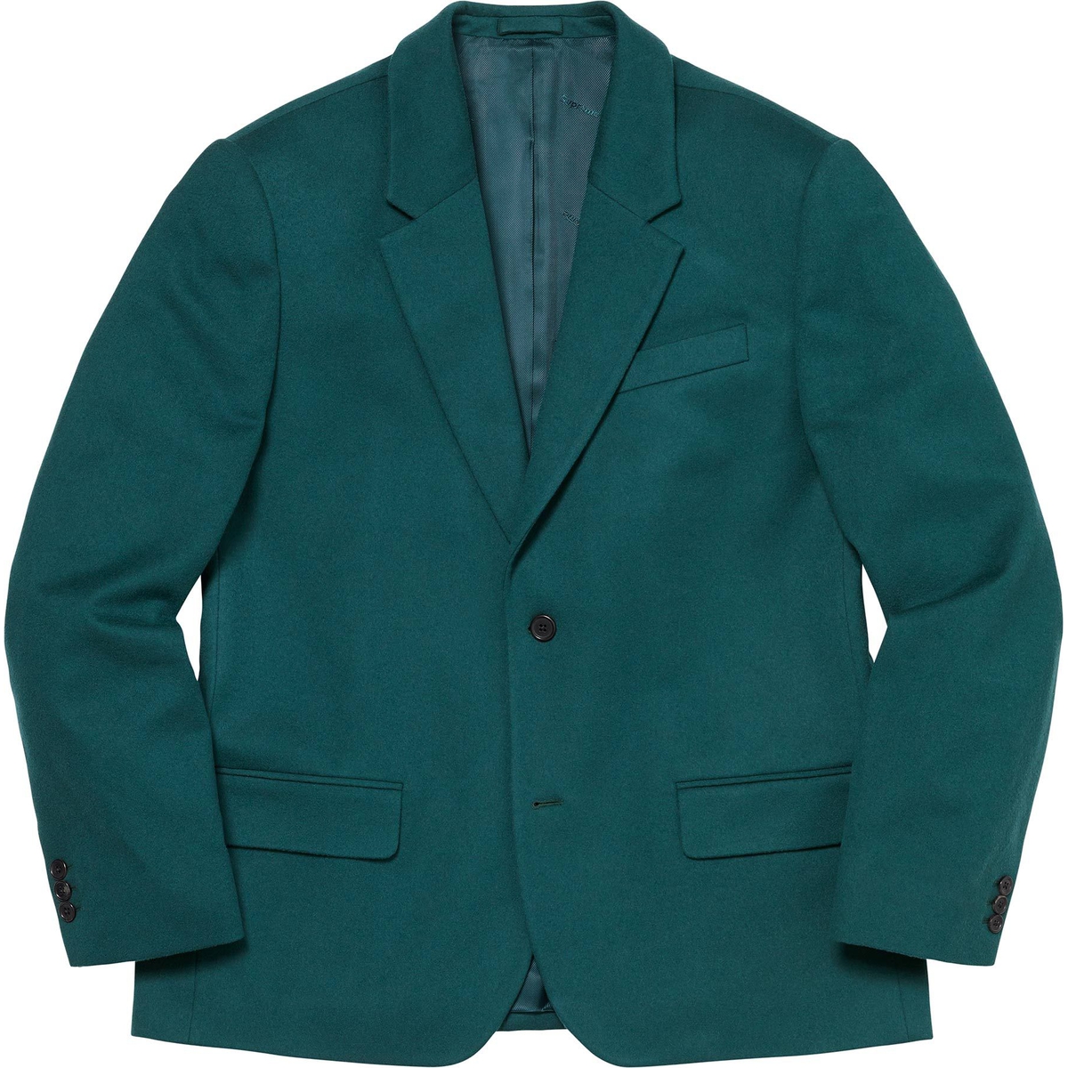 Supreme Brushed Wool Suit (FW24) - Teal