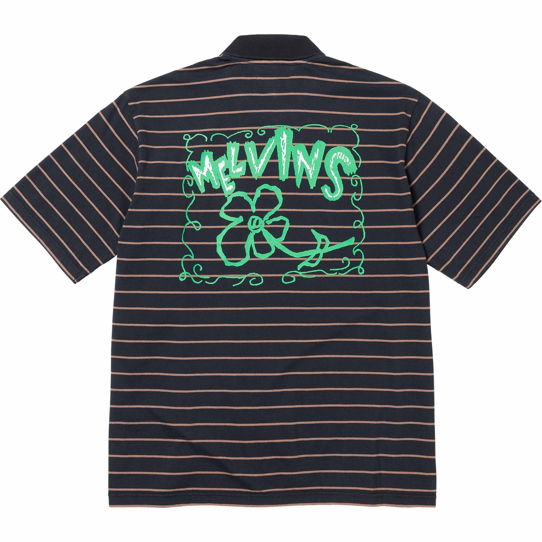 Supreme Melvins Stripe S S Polo (SS24) - Black
