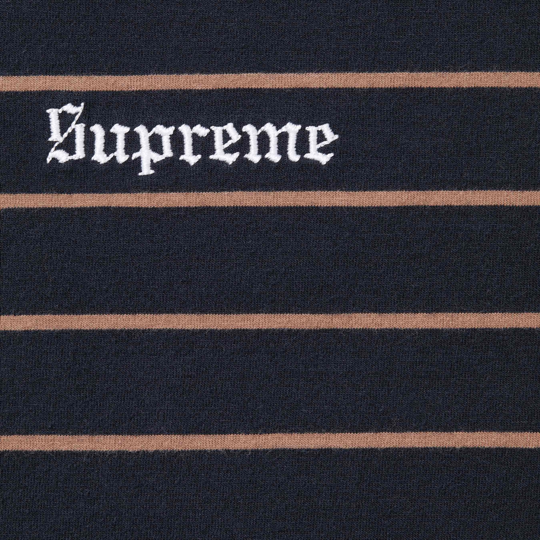 Supreme Melvins Stripe S S Polo (SS24) - Black
