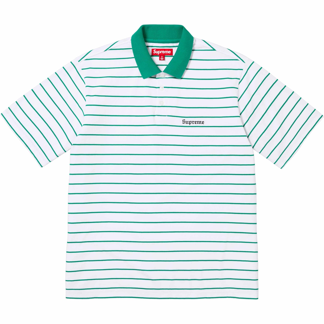 Supreme Melvins Stripe S S Polo (SS24) - White