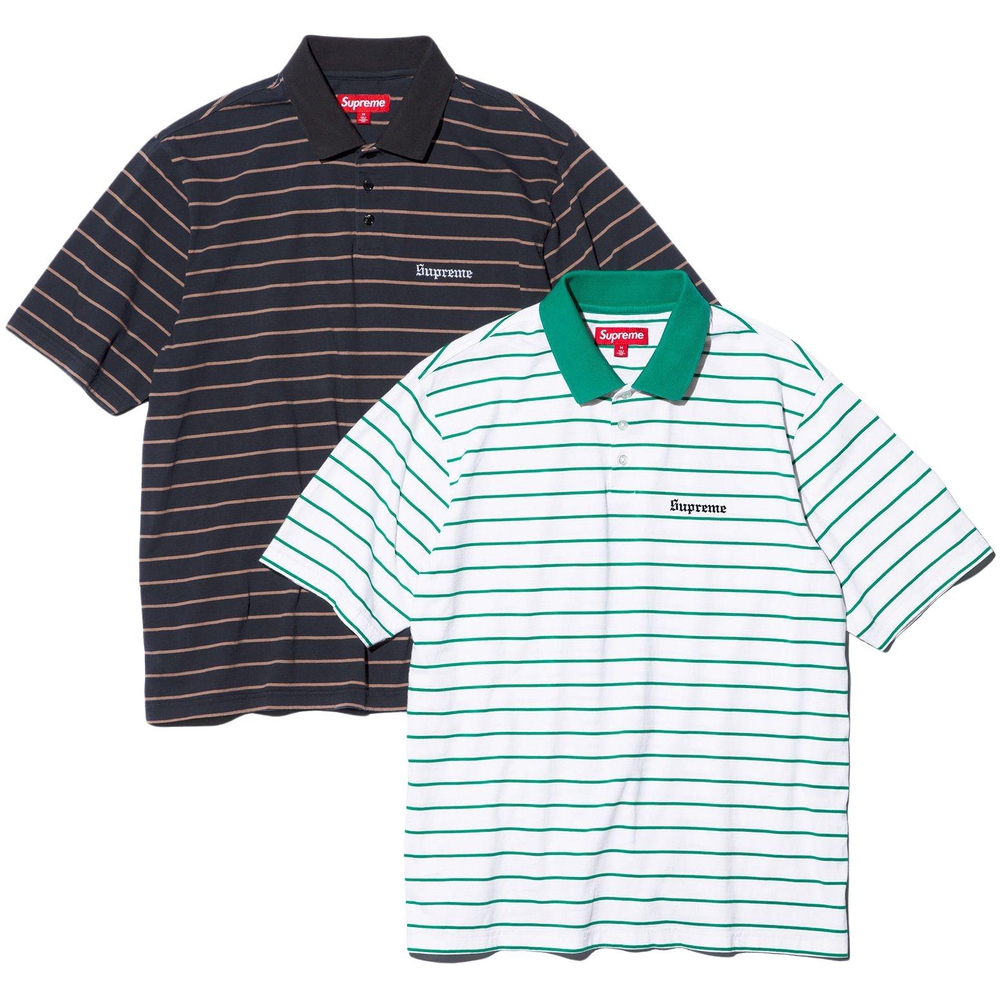 Supreme Melvins Stripe S S Polo (SS24)