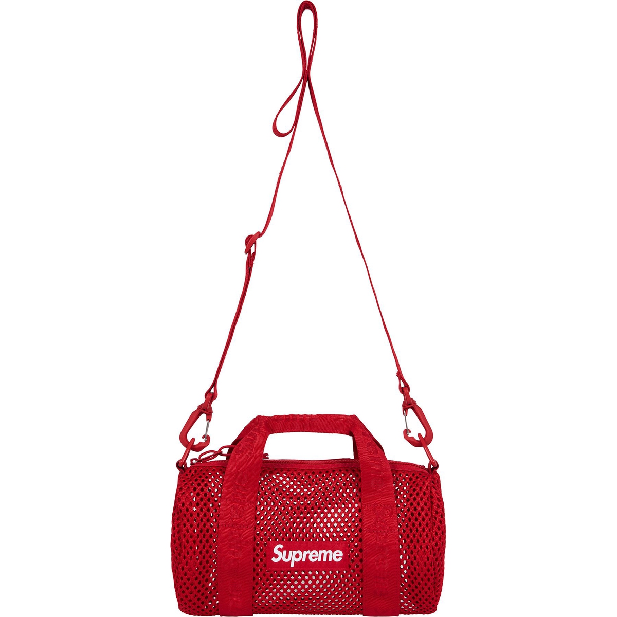 Supreme Mesh Mini Duffle Bag (SS25) - Red