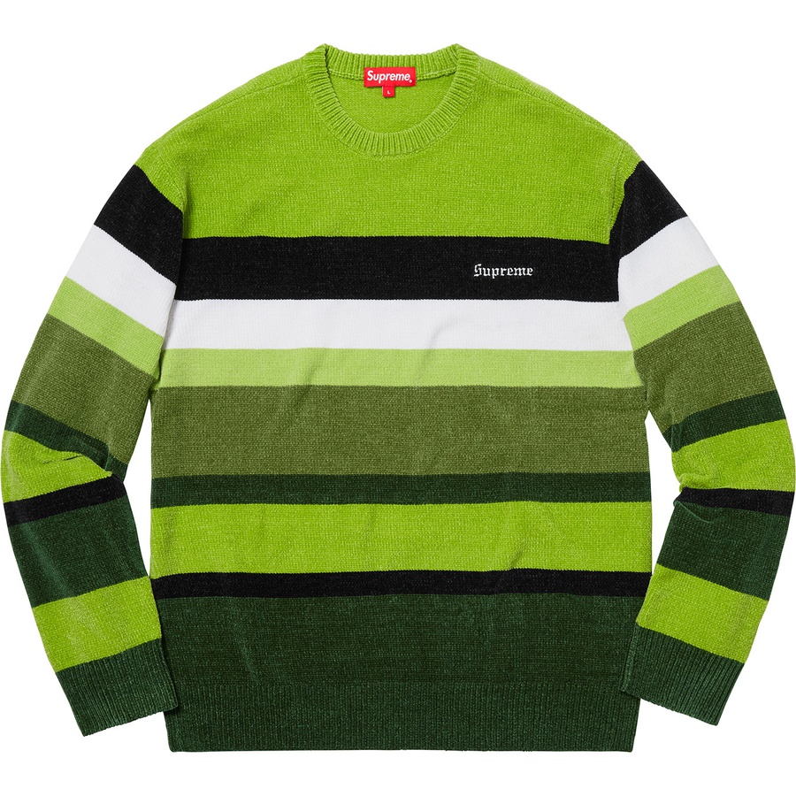 Supreme Chenille Sweater (FW18) - Green - $148