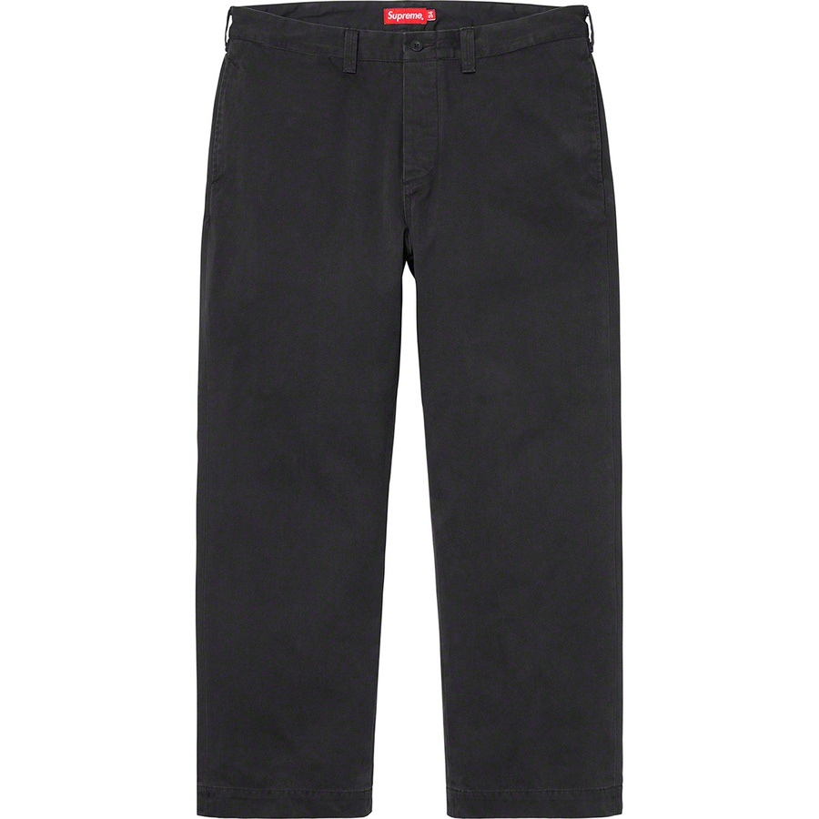 Supreme Crown Chino Pant (FW19) - Black - $148