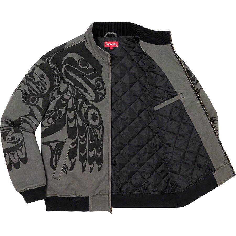 Supreme Makah Zip Up Jacket (FW19) - Grey - $198
