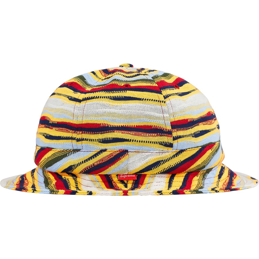 Supreme Textured Stripe Bell Hat (FW19) - Red - $48