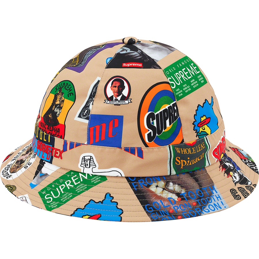 Supreme GORE-TEX Bell Hat (SS21) - Tan Stickers - $60