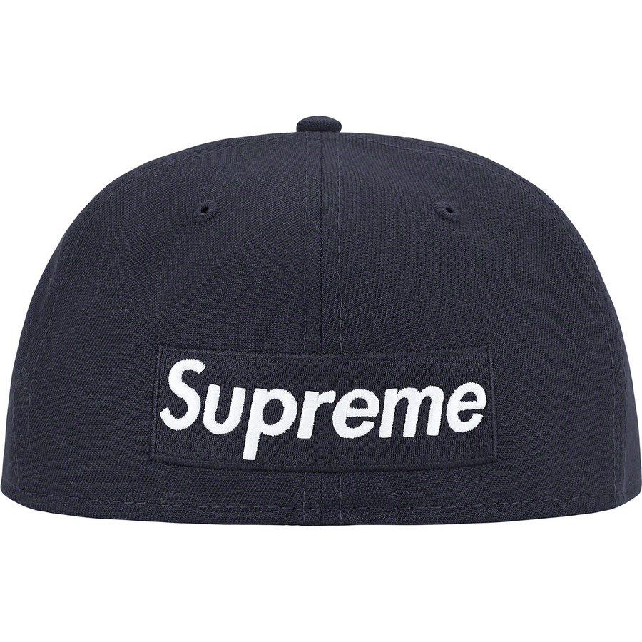 Supreme Reverse Box Logo New Era (SS21) - Navy - $48