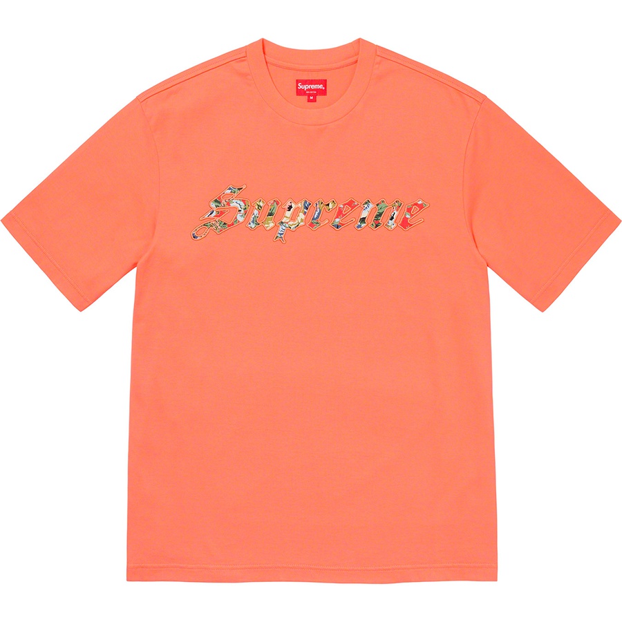 Supreme Floral Appliqué S S Top (SS21) - Coral - $78