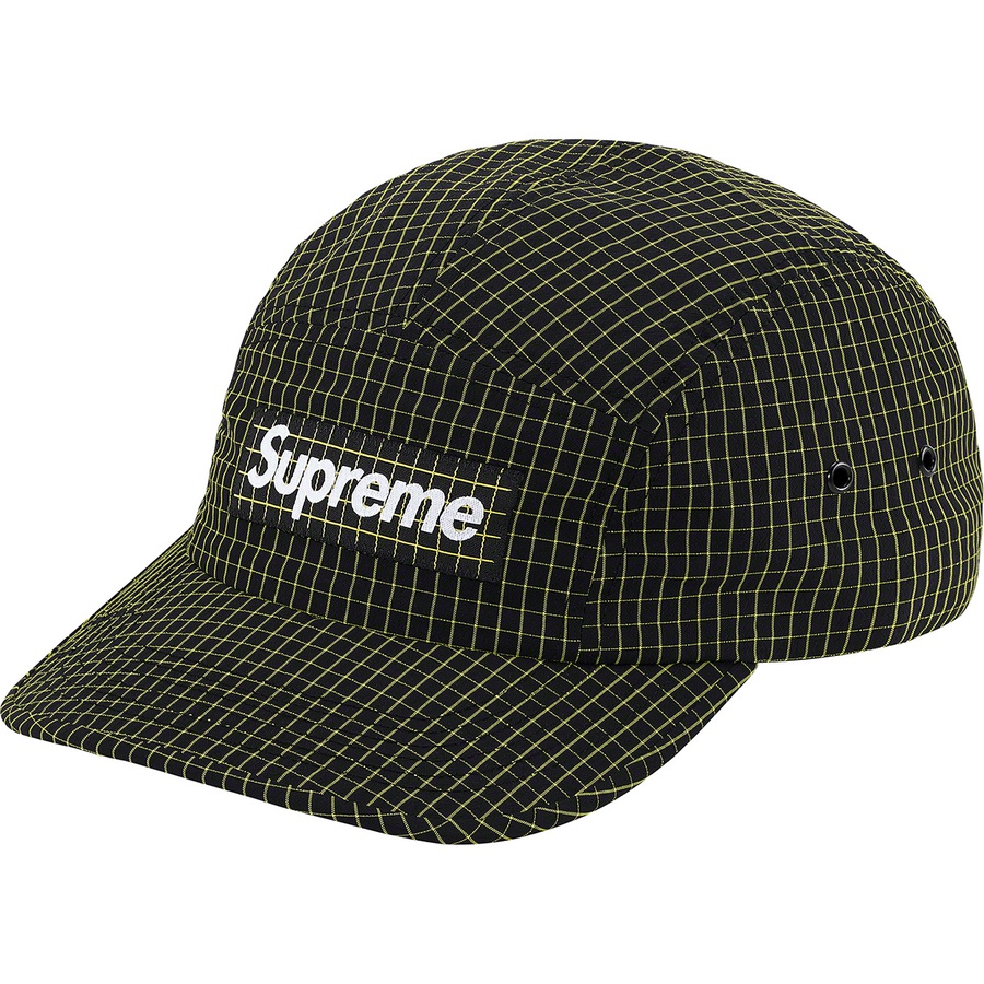 Supreme 2-Tone Ripstop Camp Cap (SS21) - Black - $48