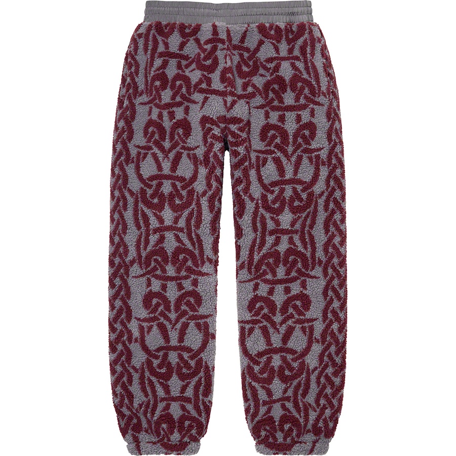 Supreme Celtic Knot WINDSTOPPER Fleece Pant (FW21) - Grey - $168