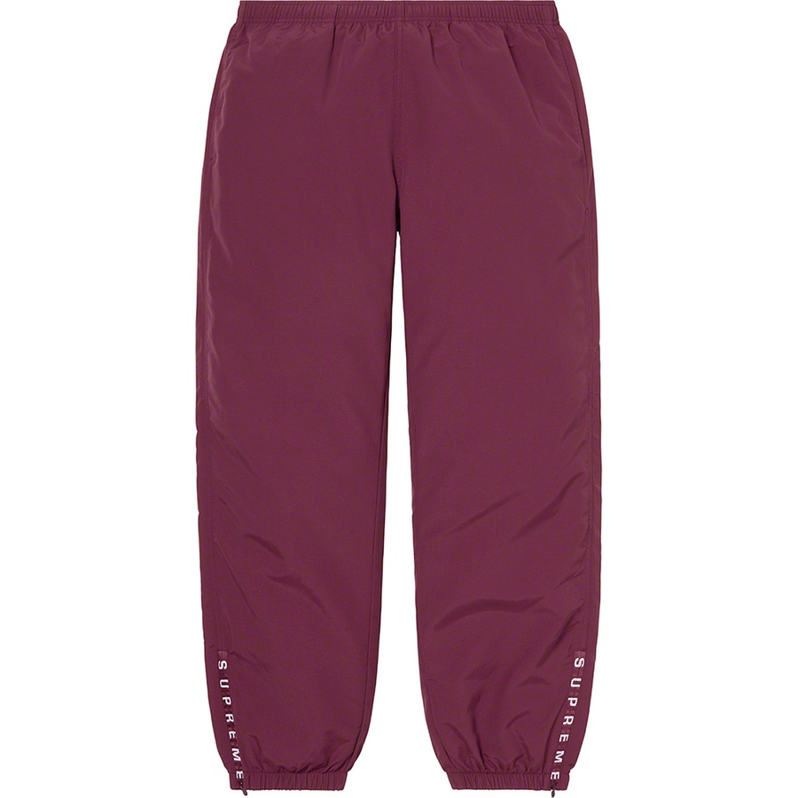Supreme Warm Up Pant (FW21) - Burgundy - $128