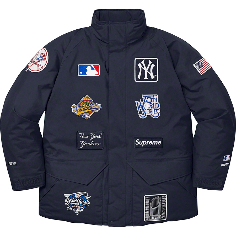 Supreme Supreme New York Yankees™ GORE-TEX 700-Fill Down Jacket (FW21) - Navy - $668
