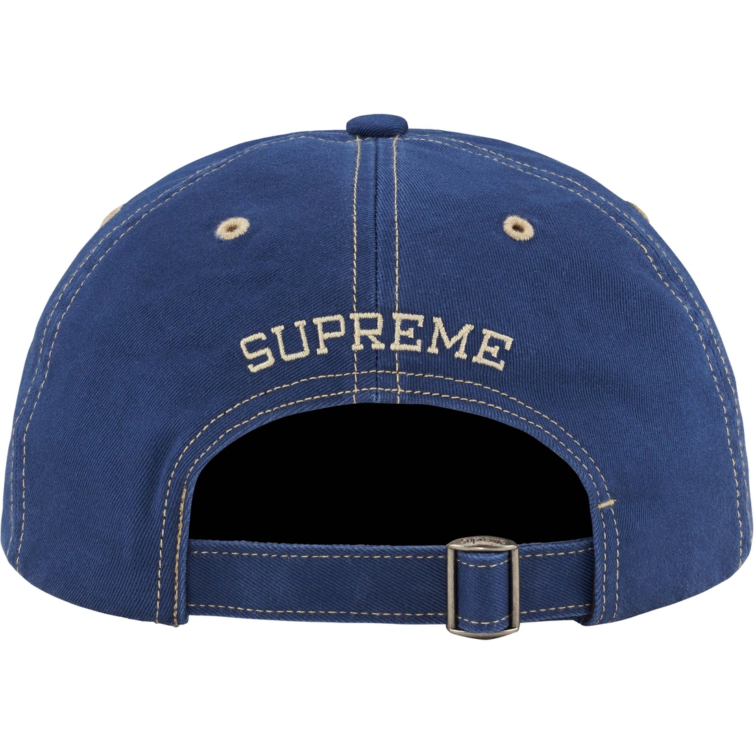 Supreme Visor Stitch 6-Panel (SS23) - Light Navy - $48