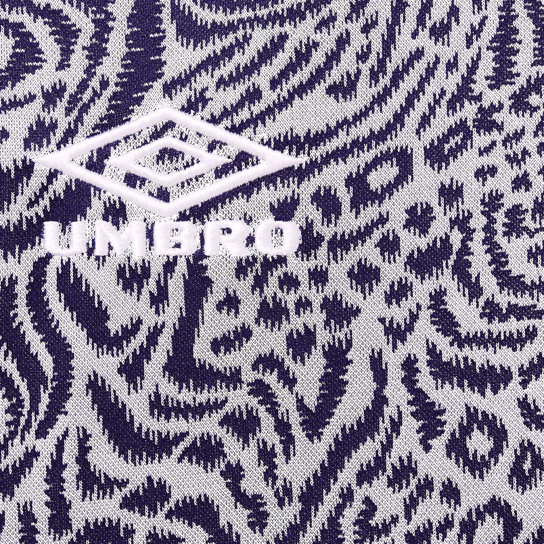 Supreme Supreme Umbro Jacquard Animal Print Soccer Jersey (SS23) - Navy - $98