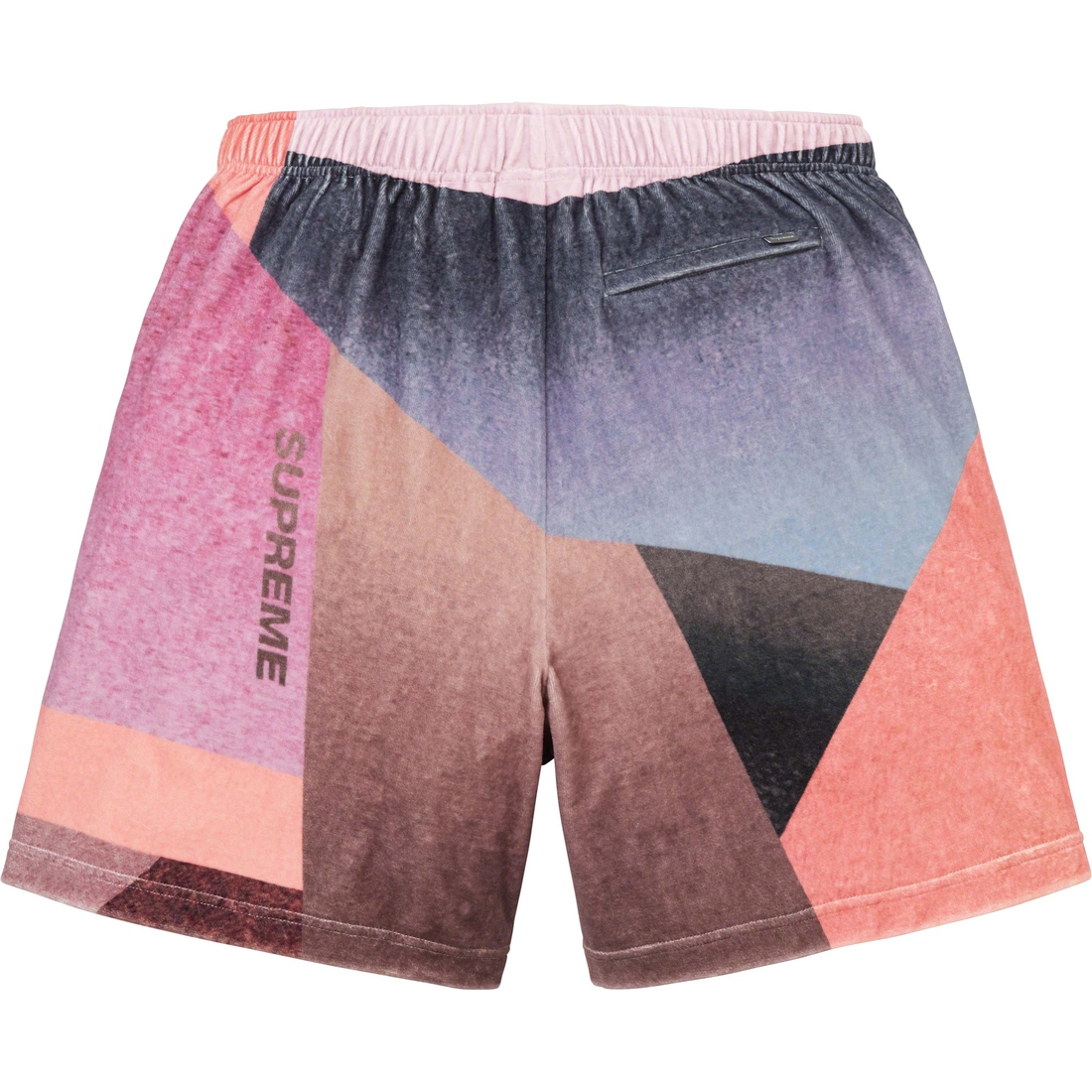 Supreme Geo Velour Short (SS23) - Pink - $110