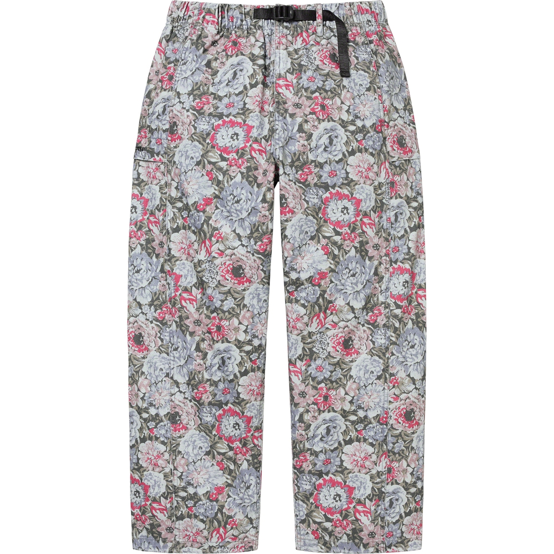 Supreme Belted Trail Pant (SS23) - Floral - $148