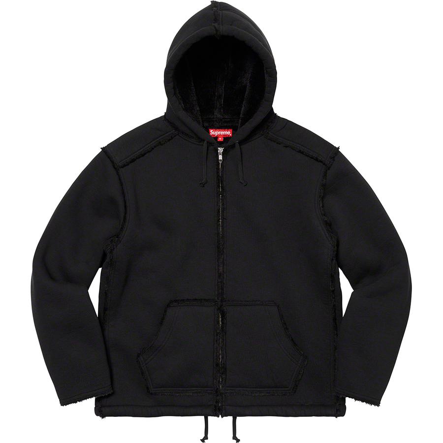 Supreme Faux Shearling Hooded Jacket (FW21) - $228