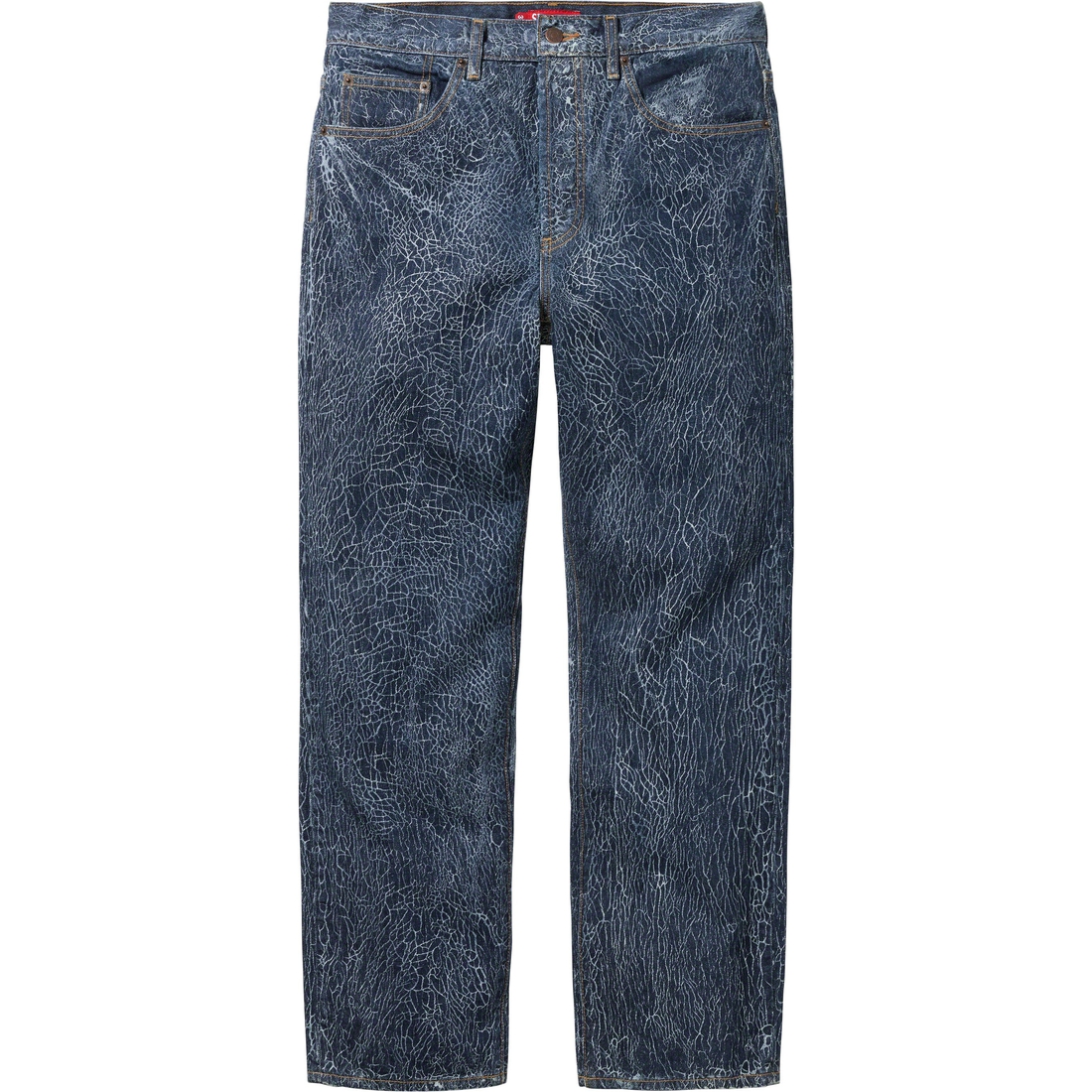 Supreme Crackle Regular Jean (FW23) - Blue - $288