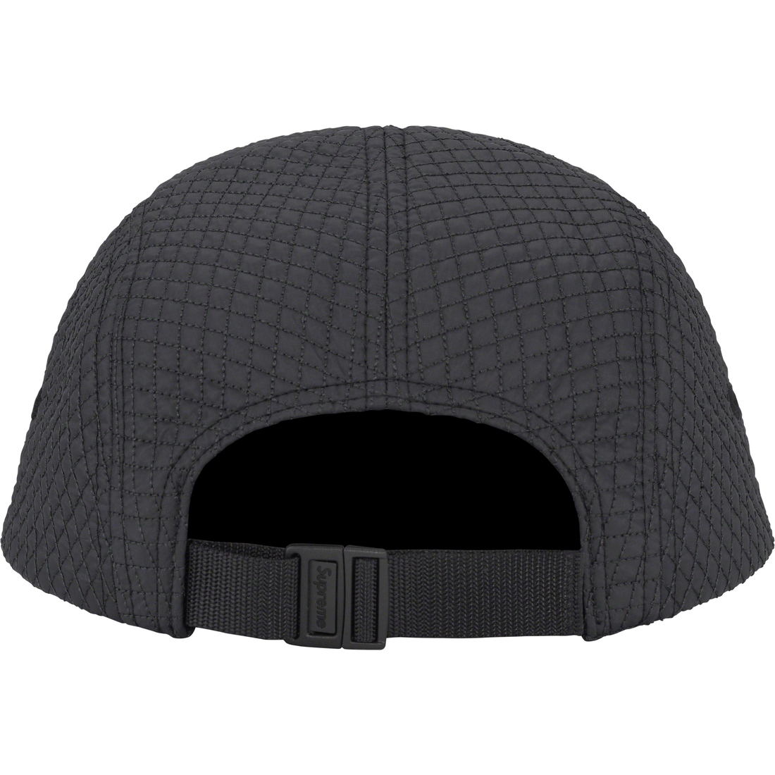Supreme Micro Quilted Camp Cap (FW23) - Black - $54