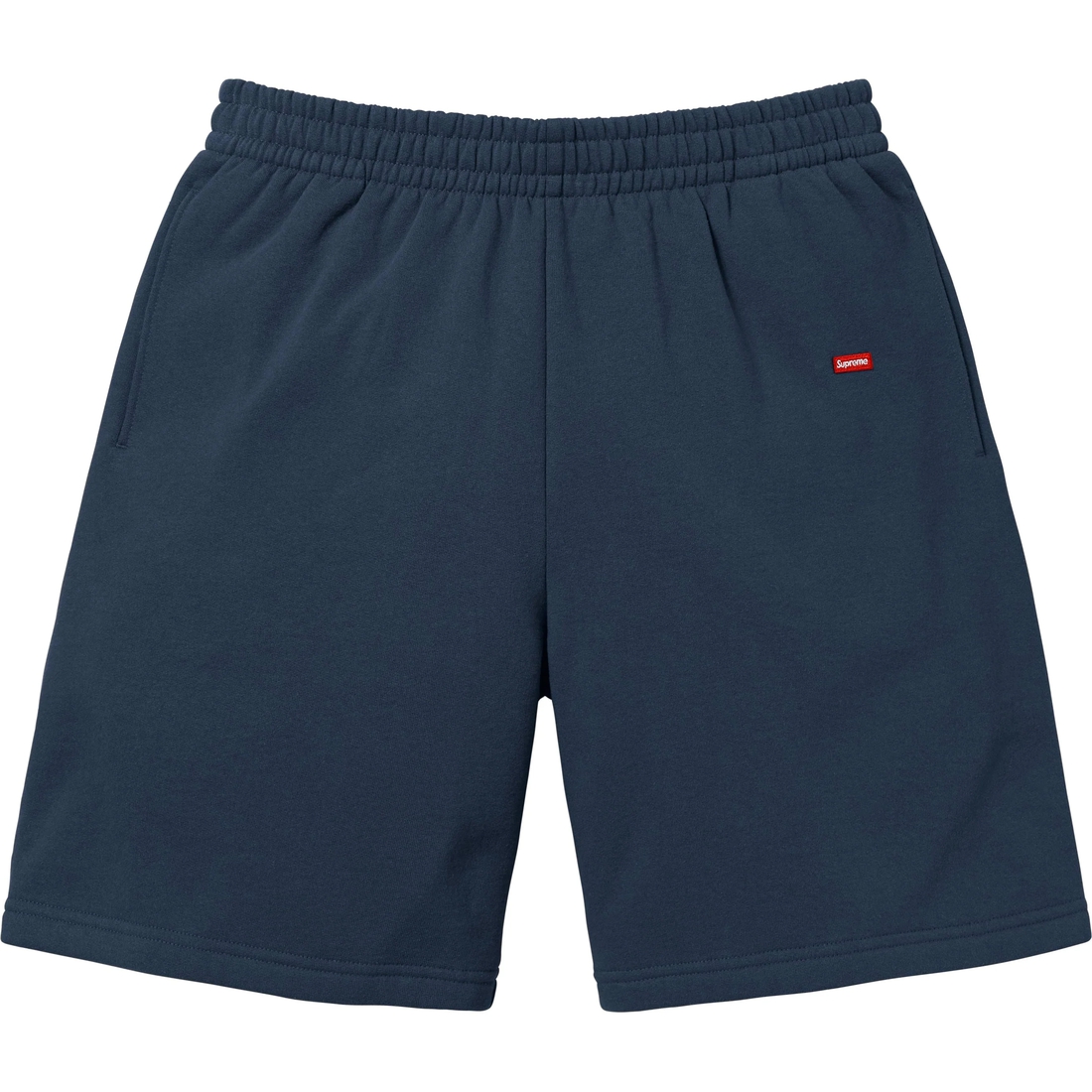 Supreme Small Box Sweatshort (FW24) - Navy - $118