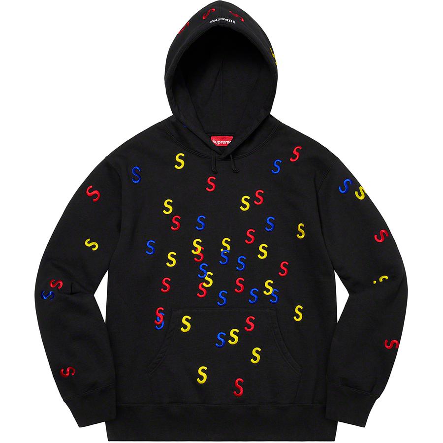 Supreme Embroidered S Hooded Sweatshirt (SS21) - $158
