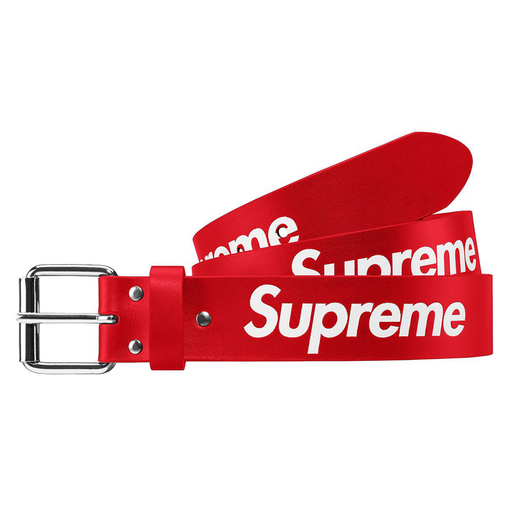 Supreme Repeat Leather Belt (SS23) - $148