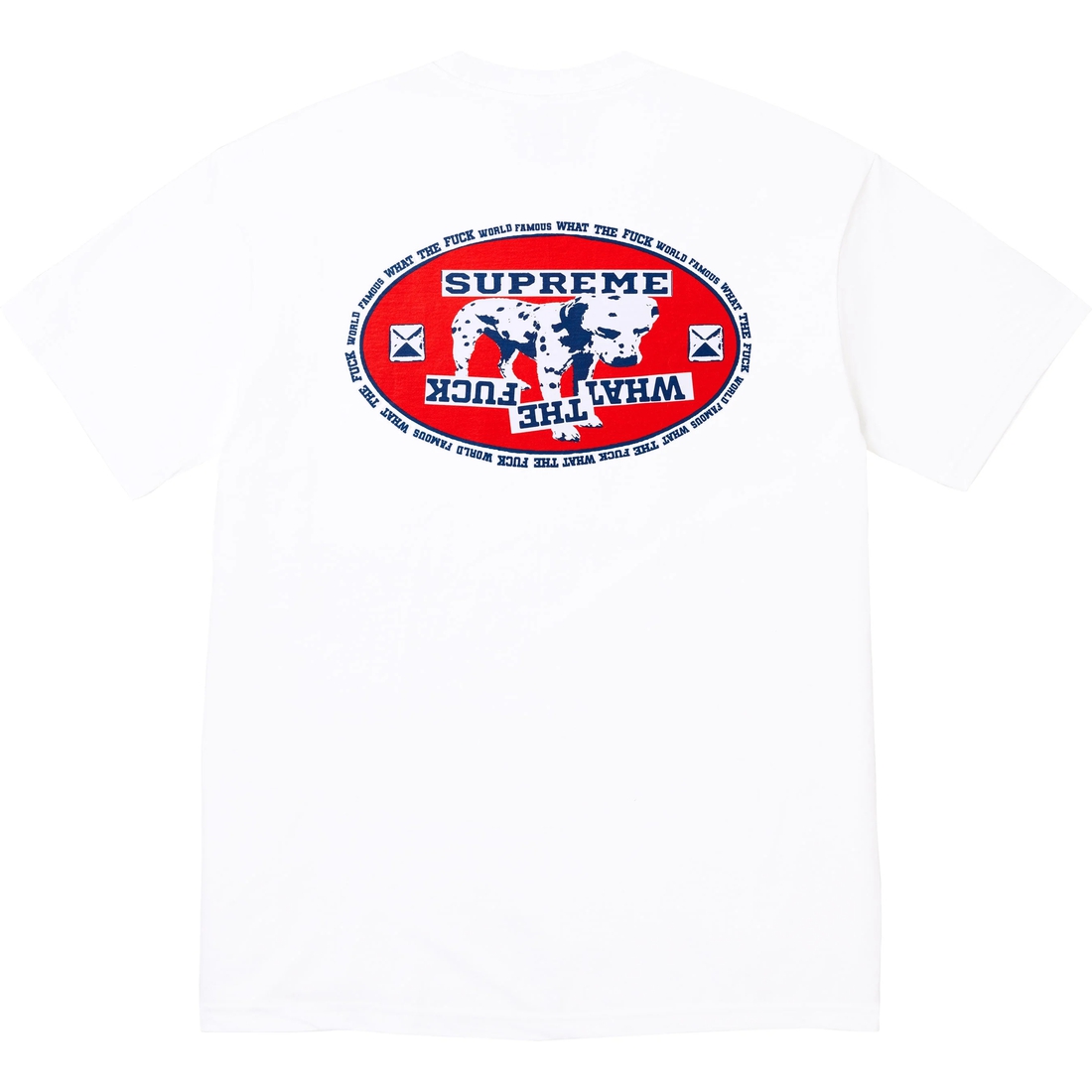 Supreme Dalmatian Tee (SS25) - White - $40