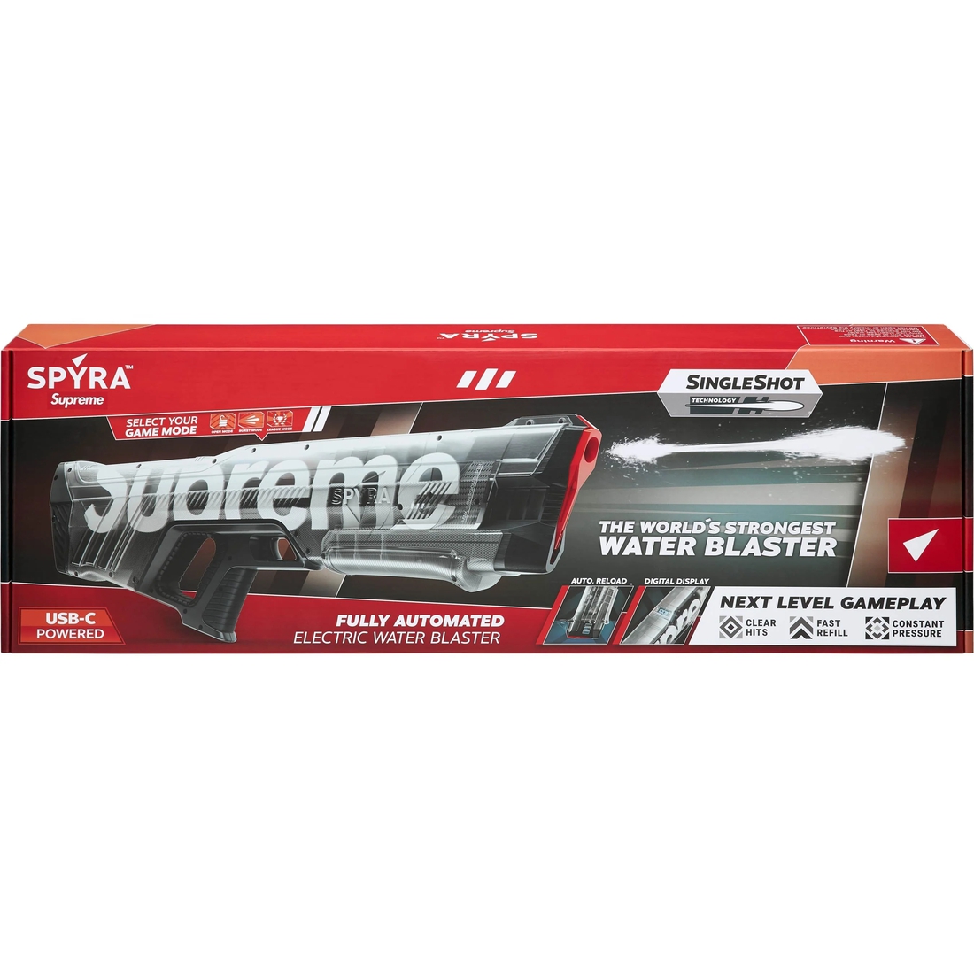 Supreme Supreme SpyraThree Water Blaster (SS25) - Clear - $268